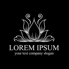 Fototapeta premium lotus logo