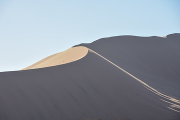 Fototapeta na wymiar Dunes at sunset
