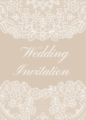 Wedding invitation template