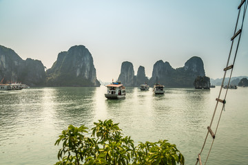 Cruising in Halong Bay, Vietnam