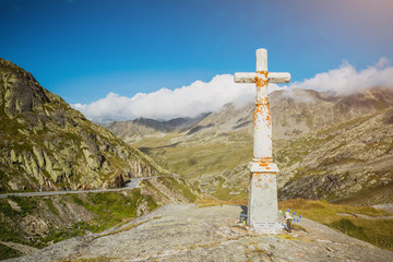Croce in montagna, Passo del Gran San Bernardo