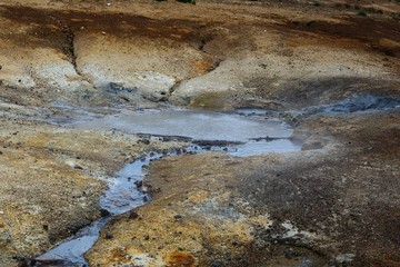 Geothermal area, Krysuvik, Iceland