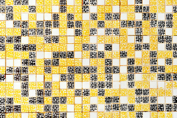 Fondo de gresite amarillo y gris