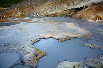 Geothermal area, Krysuvik, Iceland
