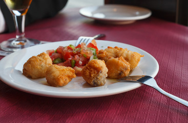 Fried fish tapas