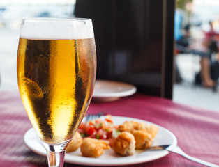 Beer and tapas