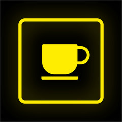 Neon Button App - Kaffeetasse