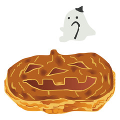 パンプキンパイとオバケ
