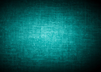 Technical schematic green background
