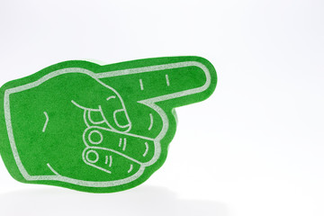 Fingerzeig, Richtung zeigen