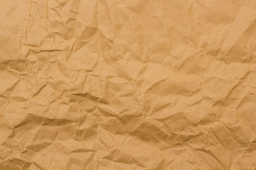 Obraz premium Wrinkled brown paper