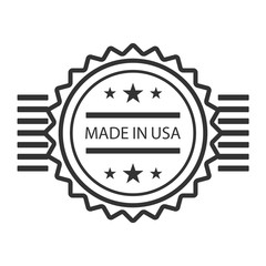 Vector illustration Made in USA