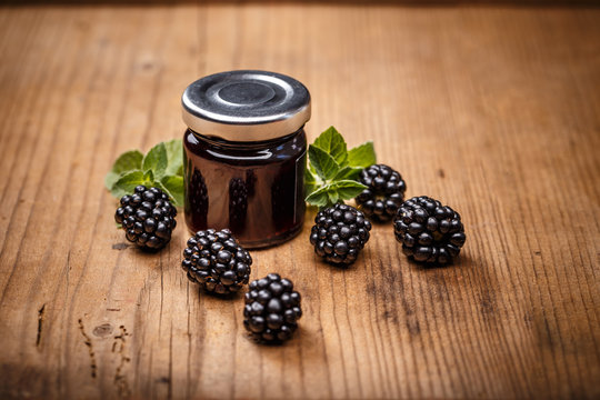 Tasty blackberry jam