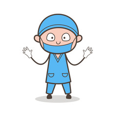 Shocked Surgeon Doctor Expression Vector