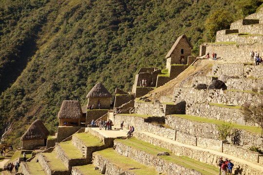 Terrassen in der Inkast&auml;dte Machu Picchu