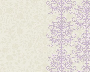 wedding card design, paisley floral pattern , India