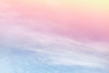 sun and cloud background with a pastel colored

