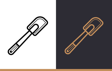 Linear icon of bakery, cooking. Pictogram in outline style