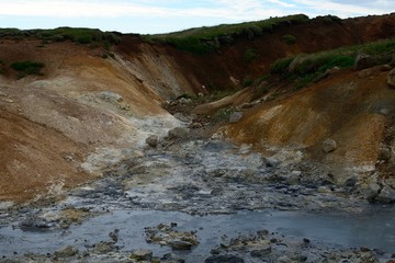 Geothermal area, Krysuvik, Iceland