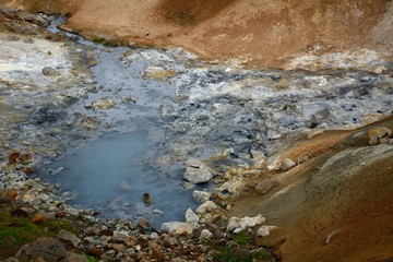 Geothermal area, Krysuvik, Iceland