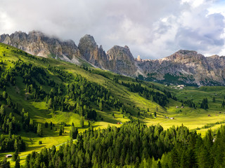 Dolomiten, Grödner Joch, Südtirol, Natur pur