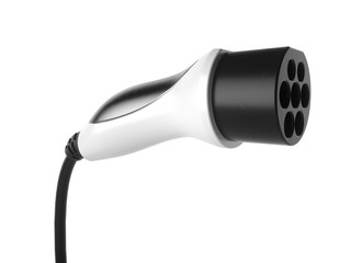 Car power charger isolated on white background - 3D Rendering