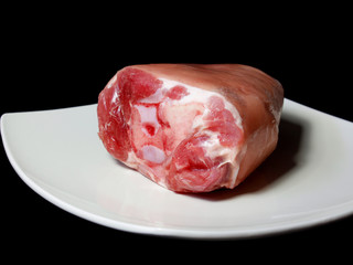 piece of pork raw