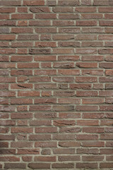 Old red brick wall texture background
