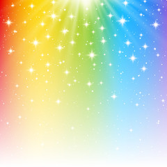 Naklejka premium Rainbow shiny background for Your bright design