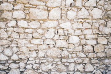 Obraz premium white rock wall background