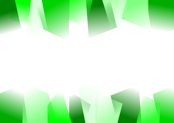 Green Abstract Jagged Background