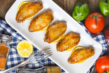 Lemon Chicken Wings