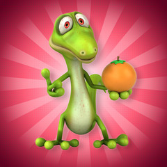 Fototapeta premium Fun lizard