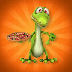 Fototapeta premium Fun lizard