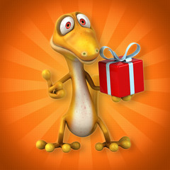 Fototapeta premium Fun lizard