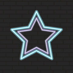 Star neon sign