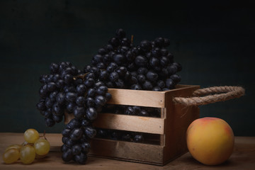 Still life- natural grapes