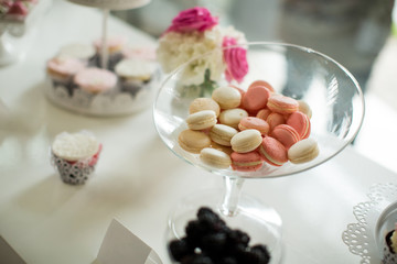 Wedding macaroon decoration