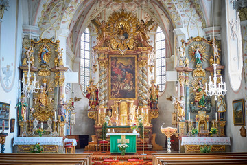 Fototapeta na wymiar St. Laurentius Rottach-Egern