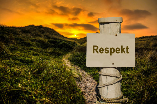 Schild 241 - Respekt