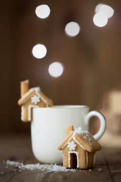 Mini gingerbread houses