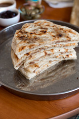 Pide with Blurry Background
