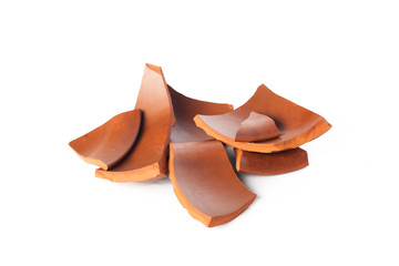 Broken flowerpot
