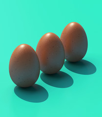 Minimal conceptual Egg background, art and space design.
