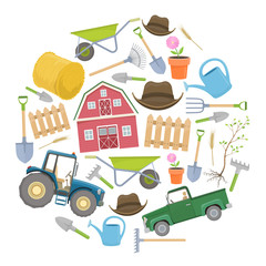 Farming agricultural instruments