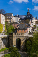 Fototapeta premium Luxembourg city cityscape