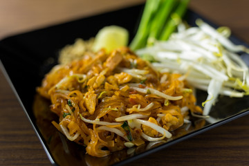 Thai food Pad thai , Stir fry noodles in padthai style