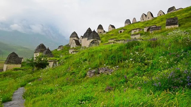 Ancient Alanian necropolis in North Ossetia