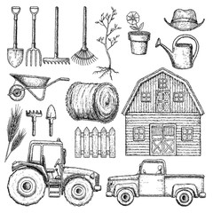Farming agricultural instruments