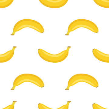 Seamless pattern of bananas